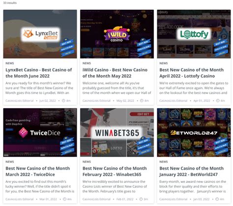 Complete Online Casino Lists & Bonuses .